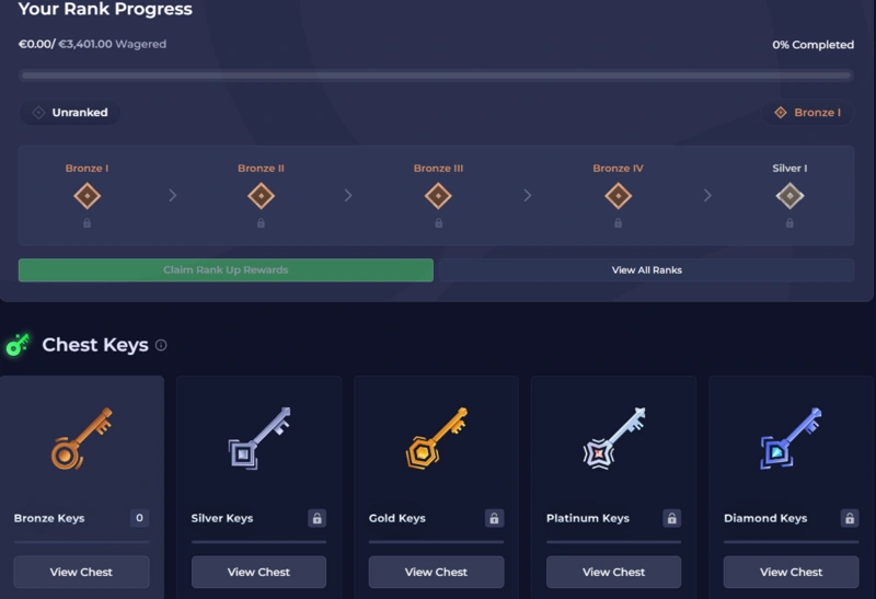 rainbet rewards page